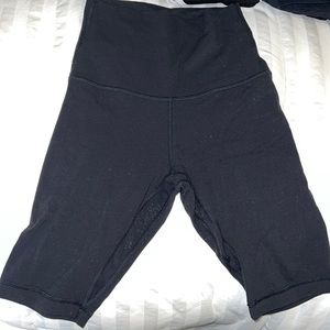 lulu black 8in biker short